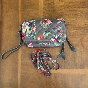 Floral Quilted Wristlet